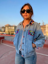 Load image into Gallery viewer, MARALOVE DENIM JACKET WITH ALL 10 PINS
