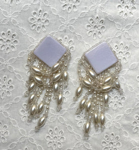 BEADED TASSEL EARRINGS