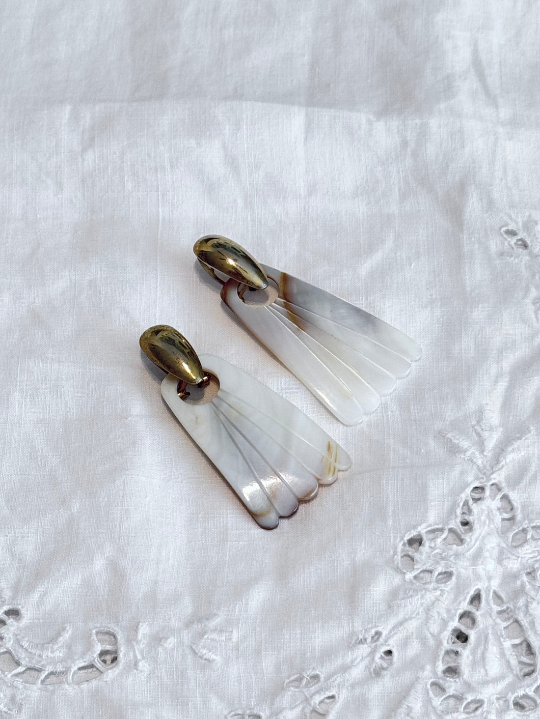 MOTHER OF PEARL EARRINGS